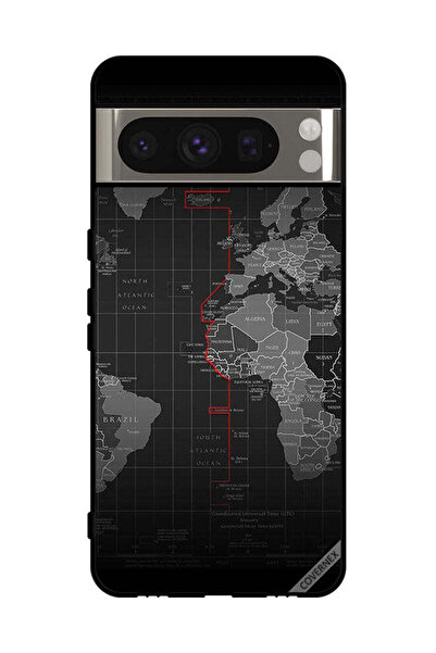 Covernex غطاء حماية لجوجل بيكسل 8 برو خريطة العالم