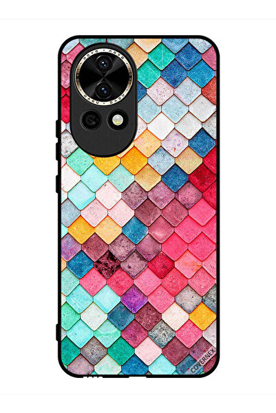 Covernex غطاء حماية لهاتف هواوي نوفا 12 بنمط مربع ماسي