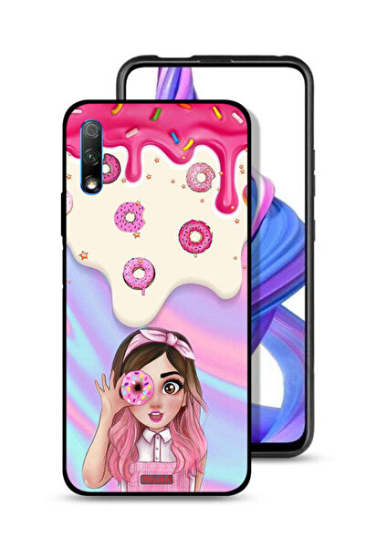 Tolwak غطاء حماية لهاتف Honor 9X (الصين) يحمل صورة دونات