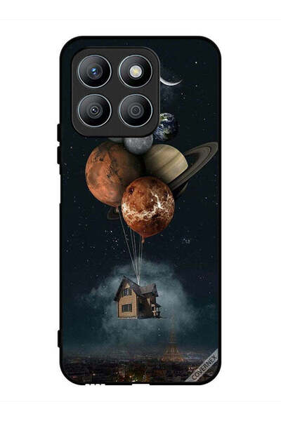 Covernex غطاء حماية لهاتف Honor X8b - Balloon Planets Takes Home