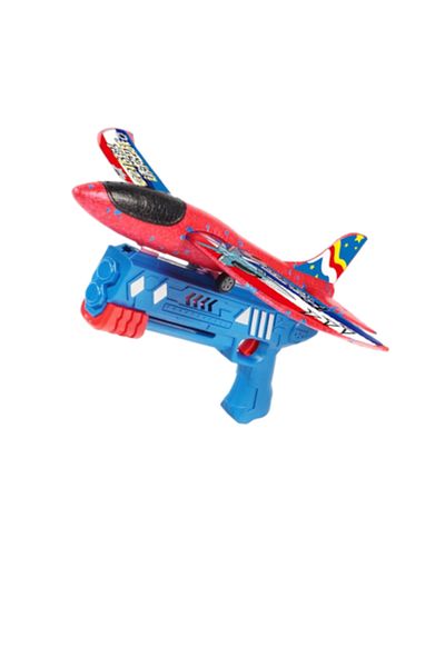 OEM Foam Ejector Toy Plane, Multicolor, with Launcher Set
