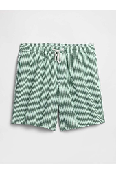 GAP Erkek6" Relaxed Seersucker Yüzme Şortları