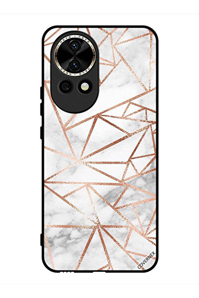 Covernex غطاء حماية لهاتف هواوي نوفا 12 بنمط رخامي وورق جدران