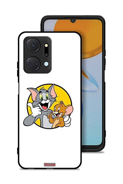 Tolwak غطاء حماية لهاتف Honor X7a بتصميم توم وجيري