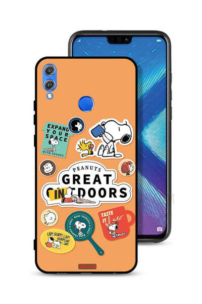 Tolwak غطاء حماية لهاتف Honor 8X بملصقات الفول السوداني