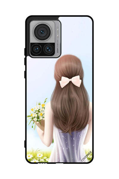 Covernex غطاء حماية لهاتف موتورولا موتو X30 برو - فتاة جميلة