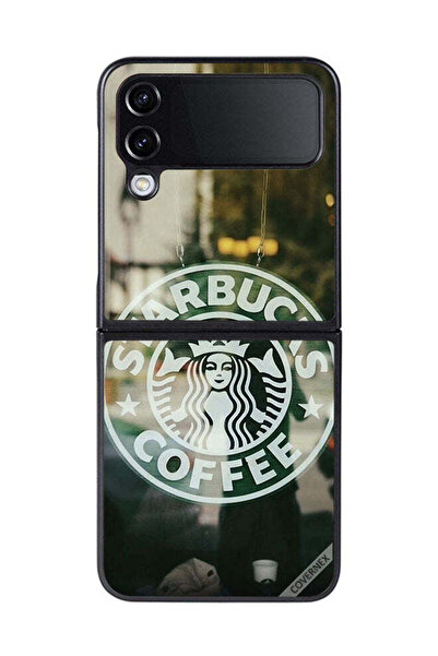 Covernex غطاء حماية لهاتف سامسونج جالاكسي زد فليب 4 - ستاربكس كوفي لعشاق القهوة