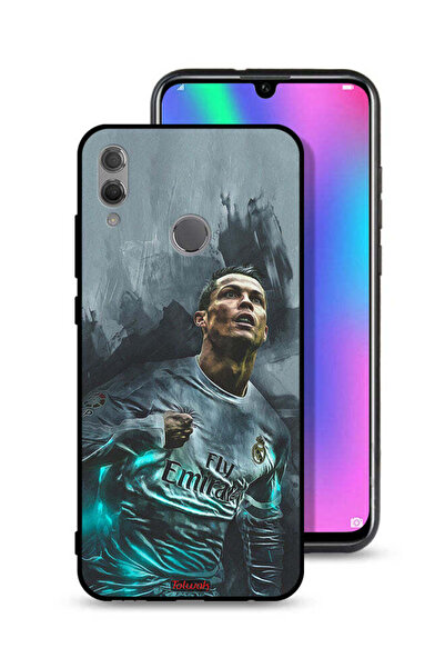 Tolwak غطاء حماية لهاتف Honor 10 Lite برسومات كريستيانو رونالدو
