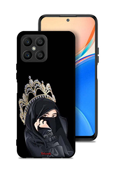 Tolwak غطاء حماية لهاتف Honor X8 4G بتصميم فتاة الملكة