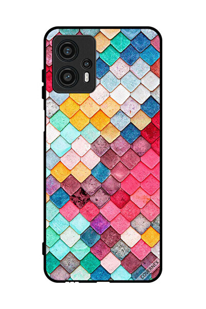 Covernex غطاء حماية لهاتف موتورولا موتو جي 13 بنمط مربع ماسي