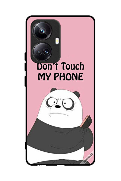 Covernex غطاء حماية لهاتف Realme 10 Pro Plus - لا تلمس هاتفي باندا