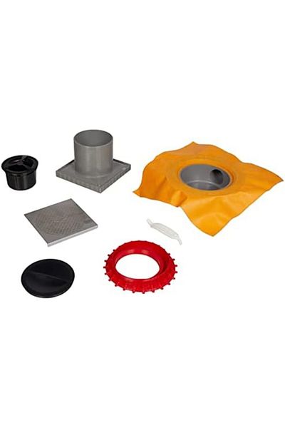 Mena Rise Şirinshop V-Flow Square 5607328 Insulated Shower Channel, Side Outlet, 15X15 Cm, Dk 700 Cover