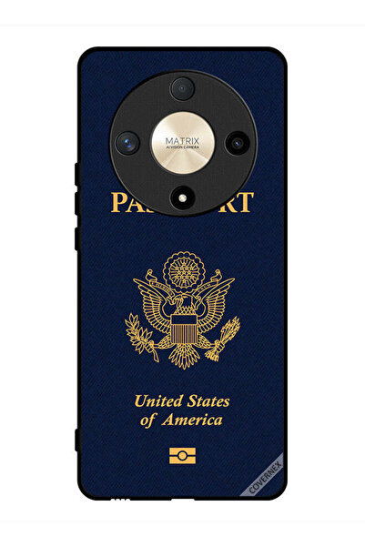 Covernex غطاء حماية لهاتف Honor X9b بنمط جواز السفر الأمريكي