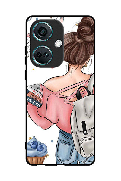 Covernex غطاء حماية لهاتف OnePlus Nord CE3 مطبوع عليه رسومات يد فتاة