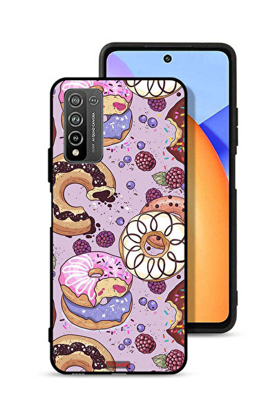 Tolwak غطاء حماية لهاتف Honor 10X Lite برسومات دونات فنية