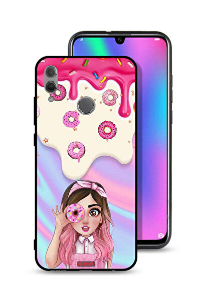 Tolwak غطاء حماية لهاتف Honor 10 Lite يحمل صورة دونات