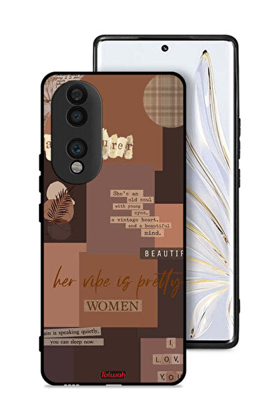 Tolwak غطاء حماية لهاتف Honor 70 Adventurer للنساء