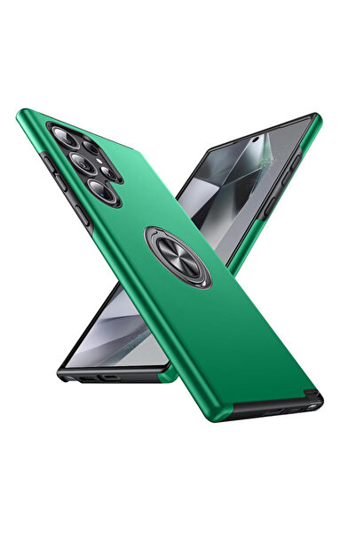 TYBO Husa de protectie pentru Samsung Galaxy S24 Ultra, Hybrid Antisoc, Bumpe...