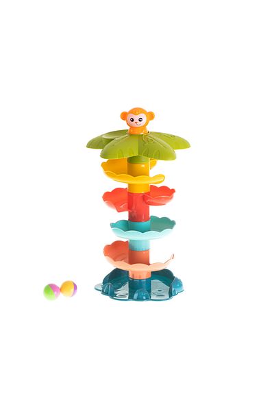 OEM Ball slide, Tower type, Monkey, Plastic, Multicolored, 18 months+