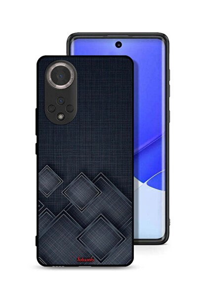 Tolwak غطاء حماية لهاتف Honor 50 بنقشة مربعات على القماش