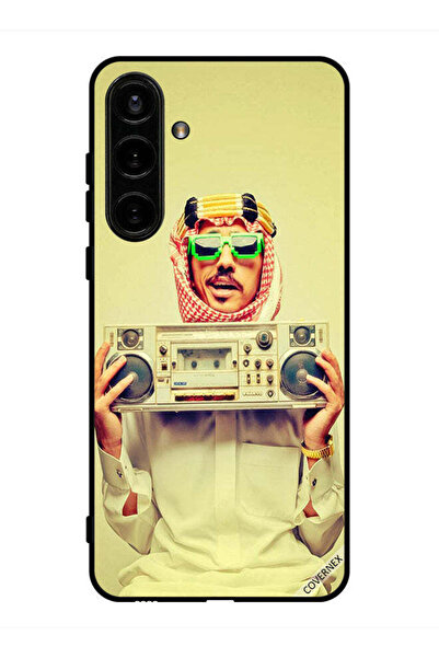 Covernex غطاء حماية لهاتف سامسونج جالاكسي S24 يحمل جهاز موسيقى عتيق