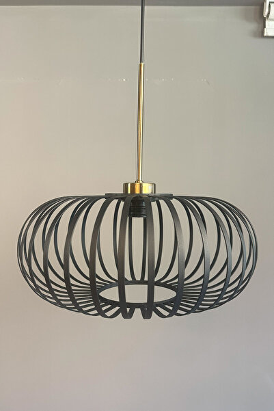 Bamyum Este Siyah Sarkıt Avize İnce Eskitme Başlık İç Mekan Aydınlatma Dekoratif Mutfak Cafe Ofis