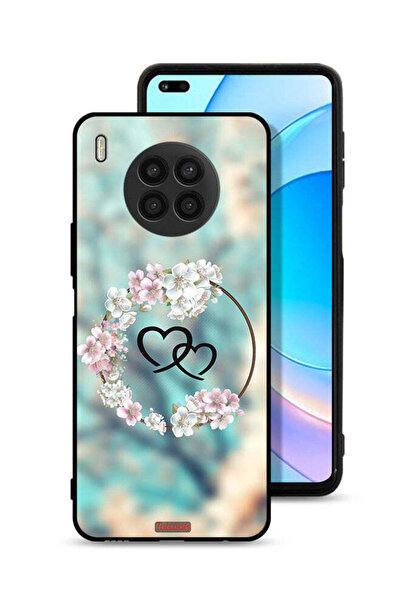 Tolwak غطاء حماية لهاتف Honor 50 Lite بتصميم قلوب في خاتم