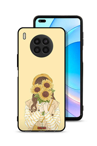 Tolwak غطاء حماية لهاتف هواوي نوفا 8i مع وجه مخفي وزهور عباد الشمس