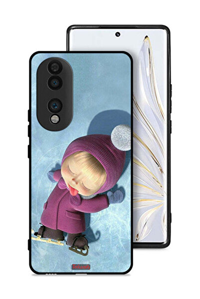 Tolwak غطاء حماية لهاتف Honor 70 بتصميم دمية لطيفة