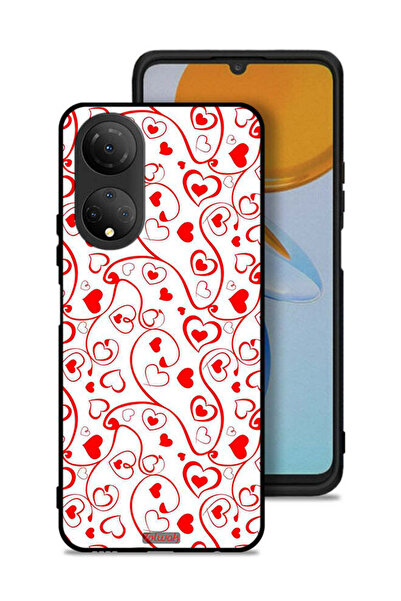 Tolwak غطاء حماية لهاتف Honor X7 بنقشة قلوب