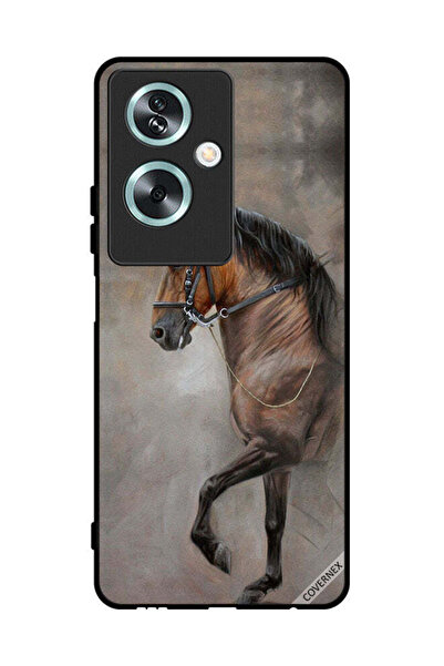 Covernex غطاء حماية لهاتف Oppo A79 - صورة حصان عتيقة
