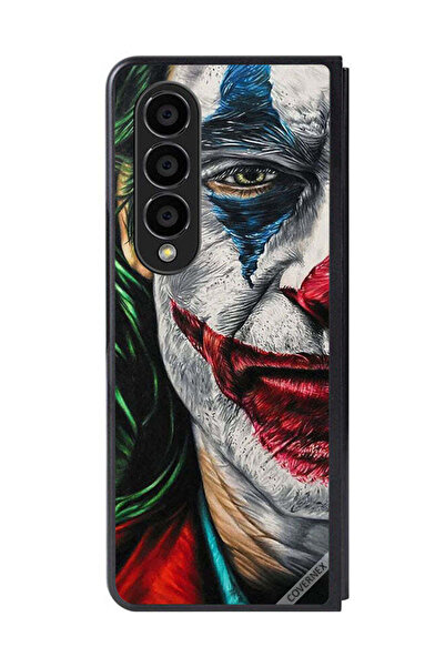 Covernex غطاء حماية لهاتف سامسونج جالاكسي زد فولد 4 بتصميم نصف وجه جاد