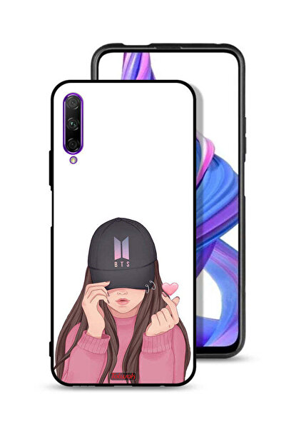 Tolwak غطاء حماية لهاتف هواوي Y9s، فتاة تصنع سناب شات