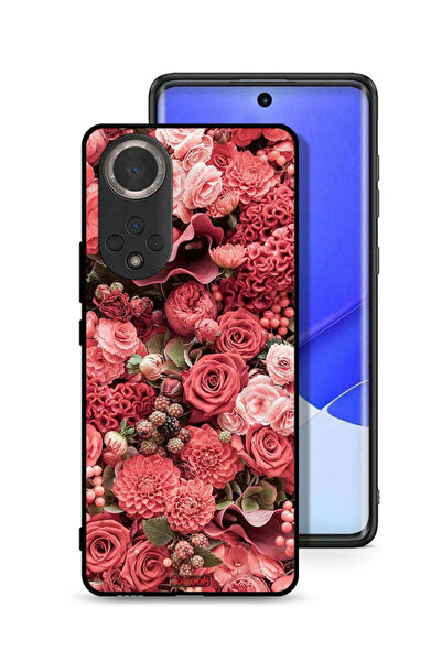 Tolwak غطاء حماية لهاتف Honor 50 بلون الخوخ والورود