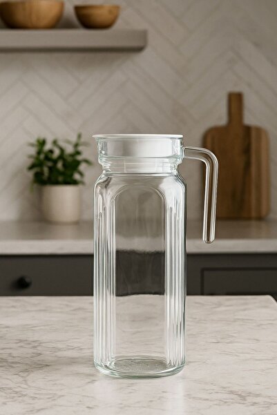 Porselen Diyarı Carafe Buzdolabı Kapağına Sığan Sürahi & Karaf