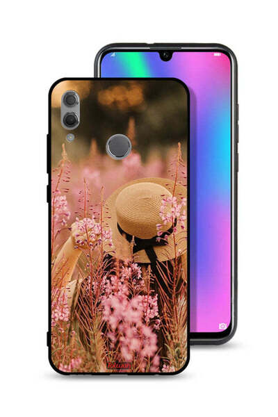 Tolwak غطاء حماية لهاتف Honor 10 Lite بتصميم فتاة قبعة مزينة بالزهور
