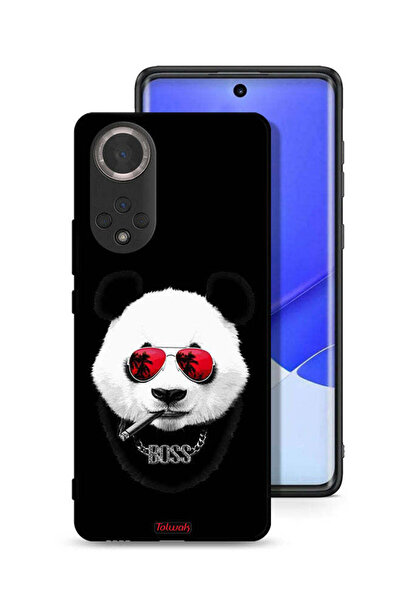 Tolwak غطاء حماية لهاتف Honor 50 بتصميم Boss Panda