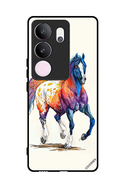Covernex غطاء حماية لهاتف vivo V29 Pro مع رسمة حصان