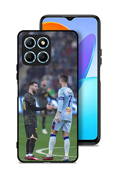 Tolwak غطاء حماية لهاتف Honor X8 5G ميسي ورونالدو