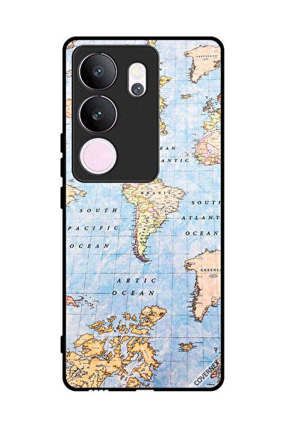 Covernex Protective Case Cover For vivo V29 Pro World Map