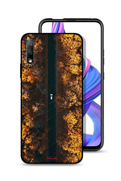 Tolwak غطاء حماية لهاتف Honor 9X (الصين) مطبوع عليه طريق في أشجار الخريف
