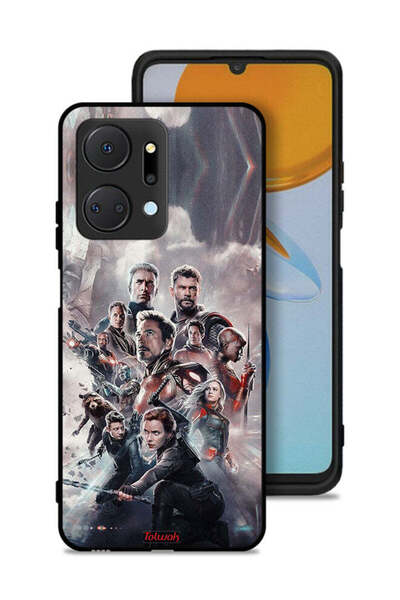Tolwak غطاء حماية لهاتف Honor X7a من Avengers