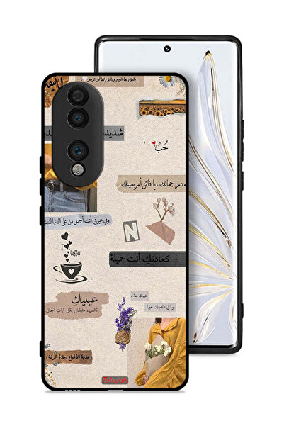 Tolwak غطاء حماية لهاتف Honor 70 بعبارات حب باللغة العربية