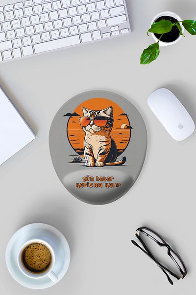 Gizeo Concept Charisma Cat Printed Gift Mouse Pad