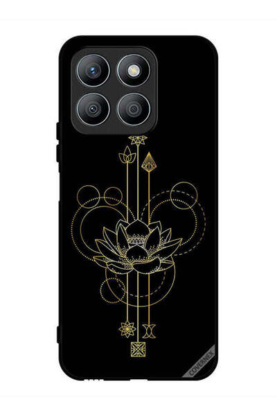 Covernex غطاء حماية لهاتف Honor X8b بتصميم زهور عصرية