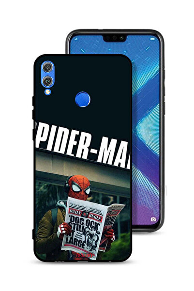 Tolwak غطاء حماية لهاتف Honor 8X بتصميم سبايدرمان يقرأ جريدة
