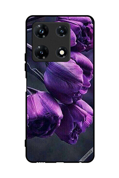 Covernex غطاء حماية لهاتف Infinix Note 30 Pro - زهور داكنة
