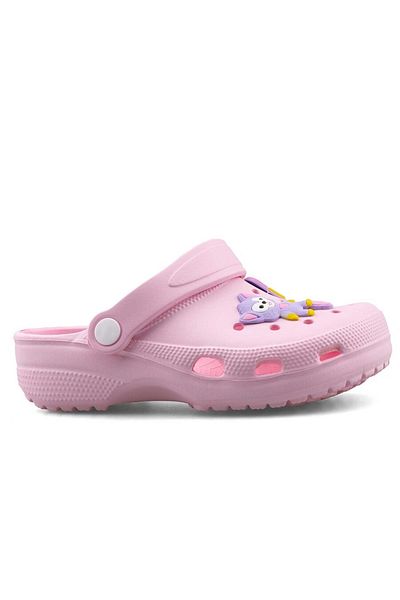 İncim Pink Figured Daily Garden Seaside Beach Nursery Unisex Children's Slippers & Sandals