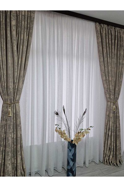 Perdelenoi by Igni Comex Curtain Sand Beige 2pcs