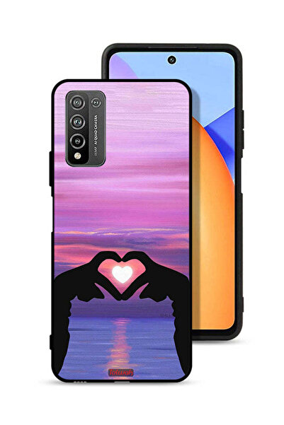 Tolwak Honor 10X Lite Protective Case Cover Heart Moon